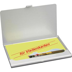Produktbild für Visitenkartenetui Bind 0334, silber