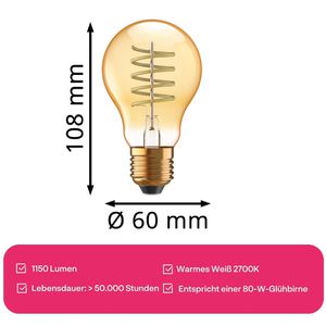 Produktbild für LED-Lampe Innr RF 262-2 Filament Bulb, E27