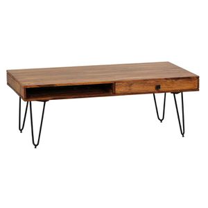 Produktbild für Couchtisch Wohnling Bagli, WL1.513, aus Massivholz, sheesham