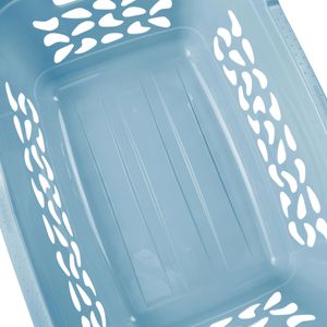 Produktbild für Wäschekorb Keeeper Jost, blau, mit 2 Griffen