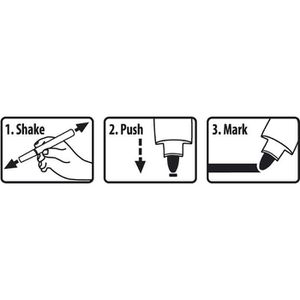 Produktbild für Lackmarker Pica Classic 524, rot