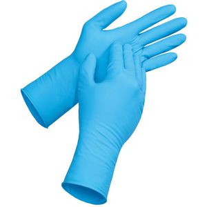 Produktbild für Einmalhandschuhe Uvex u-fit strong N2000, blau, 50 Stück