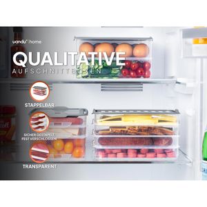 Produktbild für Aufschnittbox uandu Kühlschrankdose, aus Kunststoff