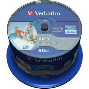 Blu-ray-Rohlinge Verbatim 43812, bedruckbar, BD-R