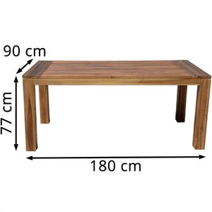 Produktbild für Gartentisch Garden-Pleasure TOPEKA, Akazienholz