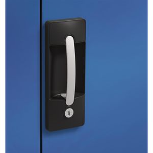 Produktbild für Magazinschrank CP-Möbel Serie 13, grau / blau