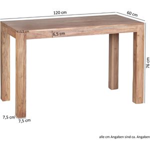 Produktbild für Esstisch Wohnling WL1.442, Akazien-Massivholz