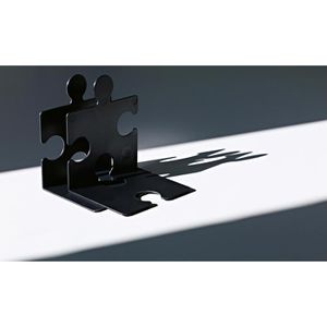 Produktbild für Buchstütze Han 9212-13 Puzzle, schwarz