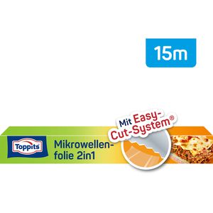 Produktbild für Frischhaltefolie Toppits 2in1, 33cm x 15m