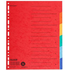 Register Falken 80001993, A4 Überbreite, blanko