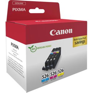 Produktbild für Tinte Canon CLI-526 cyan, magenta, gelb
