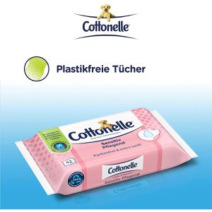 Produktbild für Feuchtes-Toilettenpapier Cottonelle Sensitiv Pflegend
