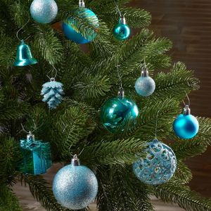 Produktbild für Weihnachtskugeln BRUBAKER 8000.06, blau