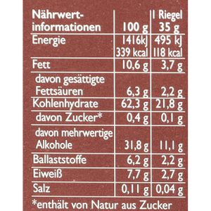 Produktbild für Müsliriegel Corny Haferkraft Zero Kakao