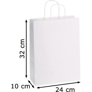 Produktbild für Papiertüten Böttcher-AG weiß