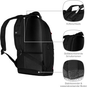 Produktbild für Laptop-Rucksack Wenger Gigabyte, 600627, schwarz