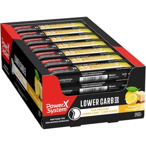 Power-System Proteinriegel Lower Carb Bar, Lemon Cheesecake, je 40g, 28 Riegel