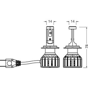 Produktbild für Auto-Lampe OSRAM Night Breaker START, 6000 Kelvin, H7