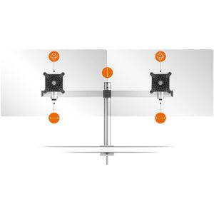 Produktbild für Monitorhalterung Durable Pro 508623, VESA 75x75 &amp; 100x100 mm