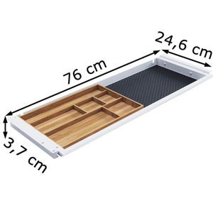 Produktbild für Unterbau-Schublade Actiforce SL Grip, aus Metall