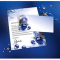 Zusatzbild Weihnachtsbriefpapier Sigel DP034 Blue Harmony