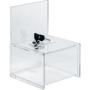 Produktbild für Spendenbox Sigel VA 151, Acryl, transparent