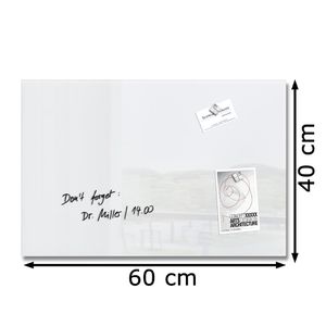 Produktbild für Glas-Magnettafel Sigel GL121 Artverum, inkl. 3 Magnete