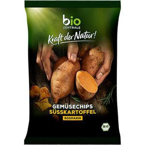 BioZentrale Chips Süßkartoffel und Rosmarin, BIO, Süßkartoffelchips, 75g