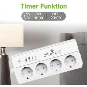 Produktbild für Steckdosenleiste Offgridtec 021620, mit 1,5m Kabel