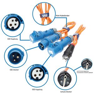 Produktbild für Kabeltrommel Kalle-das-Kabel Camping H07BQ-F, 25m
