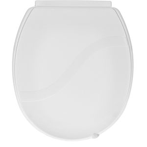 Nölle WC-Sitz 395010, weiß, Kunststoffscharnier, Kunststoff