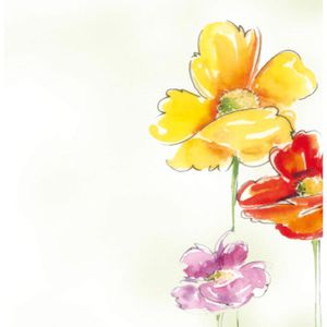Produktbild für Briefpapier Sigel DP123, Spring Flowers, A4