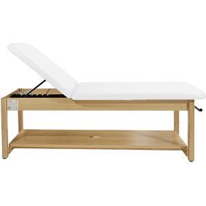 Produktbild für Behandlungsliege Teqler T146712, aus Holz, creme-weiß