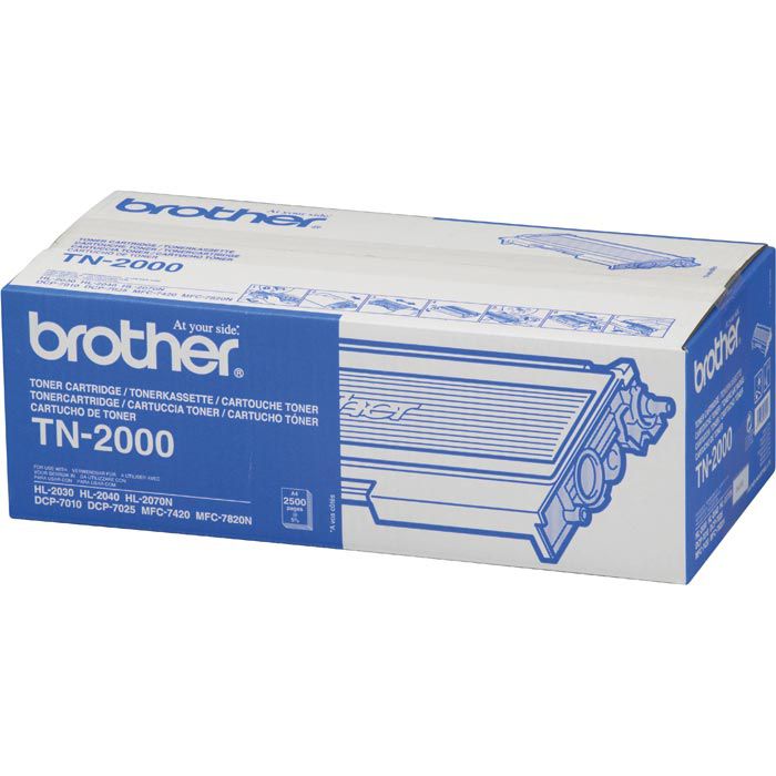 Brother TN-2000 schwarz Original Toner 2500 Seiten - Böttcher AG