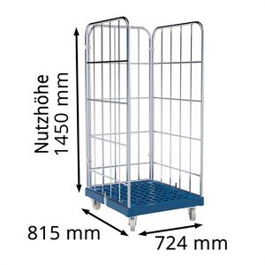 Produktbild für Rollbehälter HMH Nutzhöhe 1450mm