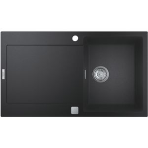 Spülbecken GROHE K500 31644AP0, Einzelbecken, schwarz