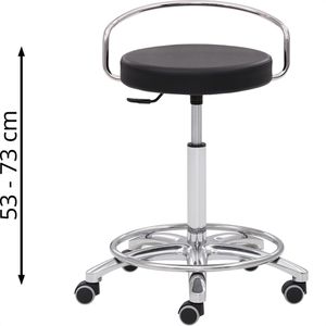 Produktbild für Drehhocker Mayer 1253 30572, schwarz