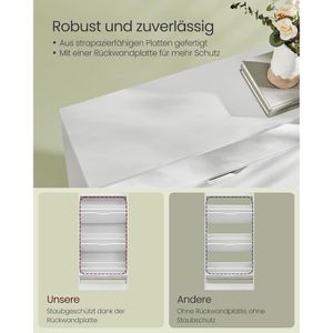 Produktbild für Schuhschrank Vasagle LBC046W01, weiß