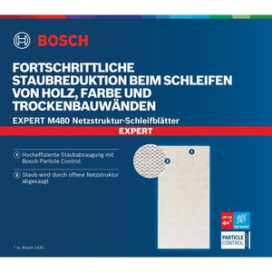 Produktbild für Schleifpapier Bosch Expert M480, Körnung 80