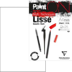 Produktbild für Zeichenblock Clairefontaine PaintON 975729C, A4