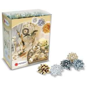 Produktbild für Geschenkschleife Präsent 1925-341 silber/gold
