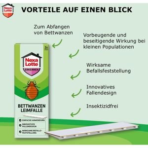 Produktbild für Klebefalle Nexa-Lotte Bettwanzen Leimfalle, giftfrei