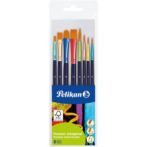 Produktbild für Pinsel Pelikan 701181 PI8/PB, Premium-Pinselset