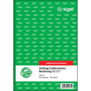 Produktbild für Kombinationsbuch Sigel SD017, A5