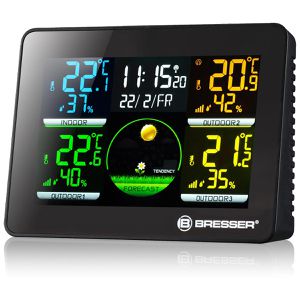 Produktbild für Wetterstation Bresser Thermo Hygro Quadro NLX, Funk, digital