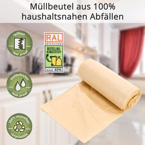 Produktbild für Müllbeutel Papstar Waste-To-Waste, 18 Liter