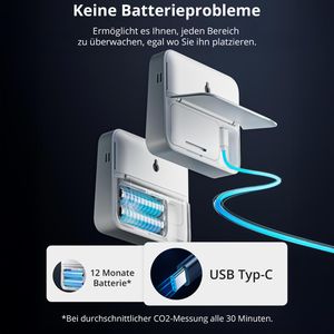 Produktbild für CO2-Messgerät SwitchBot W4900010, Meter Pro CO2