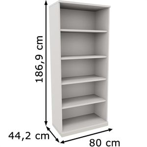 Produktbild für Aktenregal fm-Büromöbel Fastline, Holz