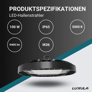 Produktbild für LED-Hallenstrahler Luxula LX-UHB-100-500, 100 Watt