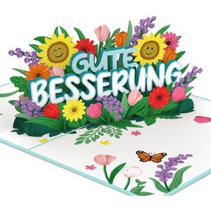 Produktbild für Grußkarten papercrush 3D Gute Besserung